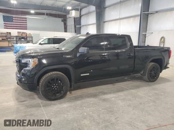 2021 GMC Sierra 1500 Elevation with VIN 3GTU9CET5MG356828, listed as a Copart auction lot 90524105 with 96,324 mi miles and Clean title. Bid and sale history available at DreamBid. Image 1.