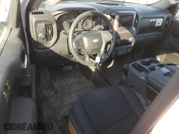 2022 Chevrolet Silverado 1500 Work Truck with VIN 3GCNAAEK7NG549636, listed as a Copart auction lot 75176904 with 33,239 mi miles and Salvage title. Bid and sale history available at DreamBid. Image 8.