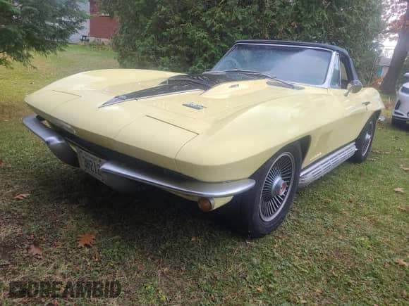 1967 Chevrolet Corvette с VIN RBT89KJB422477927, выставлен на аукционе Copart как лот 78889654 с пробегом 22 376 миль миль и Чистый • Clean title. История ставок и продаж доступна на DreamBid. Изображение 2.
