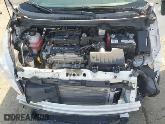 2015 Chevrolet Spark LS with VIN KL8CA6S9XFC714534, listed as a Copart auction lot 50100625 with 104,400 mi miles and Salvage title. Bid and sale history available at DreamBid. Image 11.