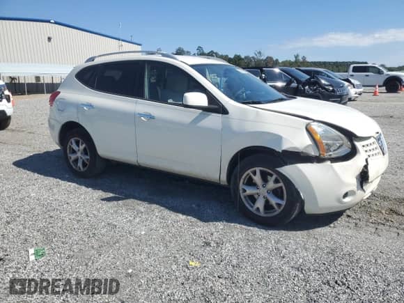 2010 Nissan Rogue SL with VIN JN8AS5MV6AW137979, listed as a Copart auction lot 85841765 with 235,933 mi miles and Salvage title. Bid and sale history available at DreamBid. Image 4.