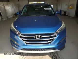 2017 Hyundai Tucson Eco z VIN KM8J3CA27HU271604, wystawiony jako Copart lot #81625235 z przebiegiem 99 234 mil mil oraz Czysty tytuł • Clean title. Historia ofert i sprzedaży dostępna na DreamBid. Obrazek 5.