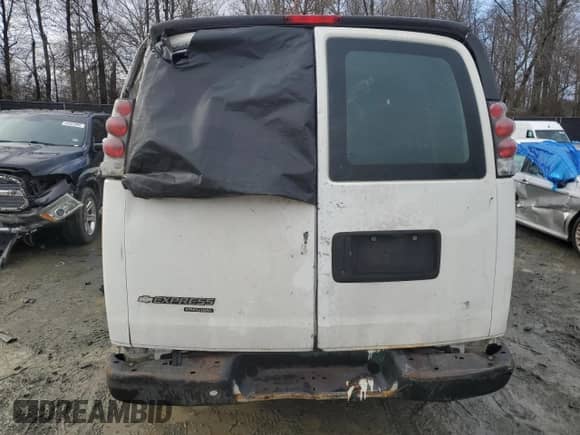 2013 Chevrolet Express Cargo with VIN 1GCZGUCGXD1155819, listed as a Copart auction lot 44511495 with 388,439 mi miles and Non repairable. Bid and sale history available at DreamBid. Image 6.