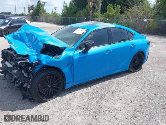 2024 Lexus IS 500 F Sport Performance z VIN JTHAP1D20R5005134, wystawiony jako IAAI lot #41833462 z przebiegiem 11 465 mil mil oraz . Historia ofert i sprzedaży dostępna na DreamBid. Obrazek 2.