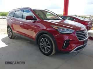 2017 Hyundai Santa Fe SE z VIN KM8SM4HF8HU212190, wystawiony jako IAAI lot #43356896 z przebiegiem 159 648 mil mil oraz . Historia ofert i sprzedaży dostępna na DreamBid. Obrazek 1.