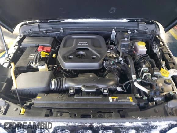 2023 Jeep Wrangler Sport with VIN 1C4GJXAN8PW617295, listed as a Copart auction lot 88292305 with 6,354 mi miles and Salvage title. Bid and sale history available at DreamBid. Image 12.