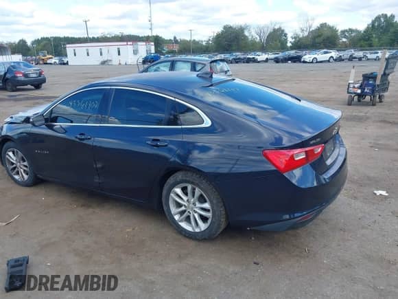 2017 Chevrolet Malibu LT with VIN 1G1ZE5ST4HF192098, listed as a IAAI auction lot 43361107 with 110,398 mi miles and . Bid and sale history available at DreamBid. Image 3.