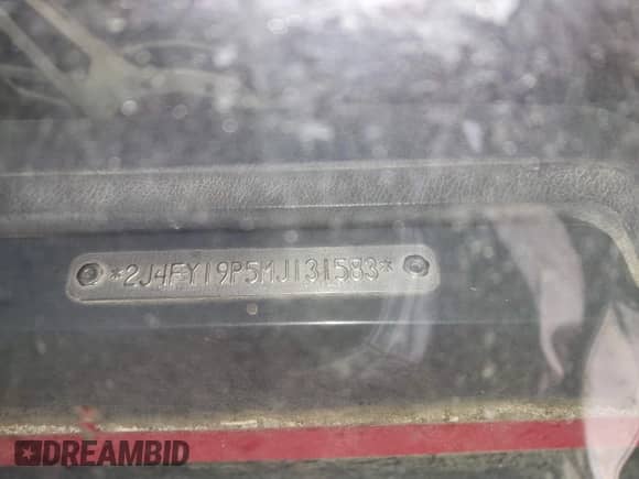 1991 Jeep Wrangler with VIN 2J4FY19P5MJ131583, listed as a IAAI auction lot 41867526 with 159,040 mi miles and . Bid and sale history available at DreamBid. Image 9.