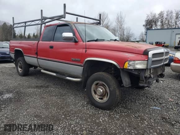 1997 Dodge 2500 with VIN 3B7KF23D2VM595665, listed as a Copart auction lot 85903254 with 252,975 mi miles and Salvage title. Bid and sale history available at DreamBid. Image 4.