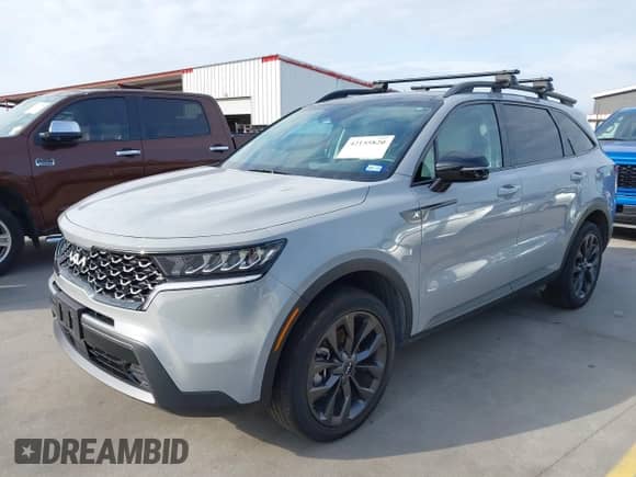 2023 Kia Sorento X-Line EX with VIN 5XYRHDLF8PG224368, listed as a IAAI auction lot 42155820 with 14,466 mi miles and . Bid and sale history available at DreamBid. Image 2.