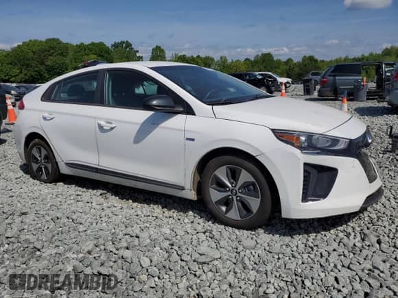 2019 Hyundai Ioniq with VIN KMHC75LH8KU048750, listed as a Copart auction lot 54929815 with 83,956 mi miles and Salvage title. Bid and sale history available at DreamBid. Image 4.