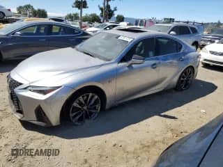 2021 Lexus IS 350 F Sport with VIN JTHGZ1B28M5038270, listed as a Copart auction lot 67307425 with 65,259 mi miles and Salvage title. Bid and sale history available at DreamBid. Image 1.