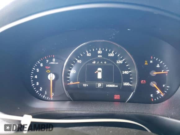 2017 Kia Sorento LX with VIN 5XYPGDA55HG205203, listed as a Copart auction lot 81487405 with 143,600 mi miles and Clean title. Bid and sale history available at DreamBid. Image 9.