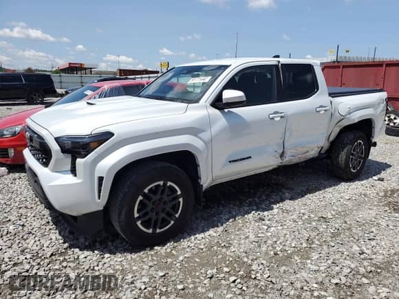 2024 Toyota Tacoma SR5 with VIN 3TYLB5JN5RT024582, listed as a Copart auction lot 58775645 with 20,130 mi miles and Salvage title. Bid and sale history available at DreamBid. Image 1.