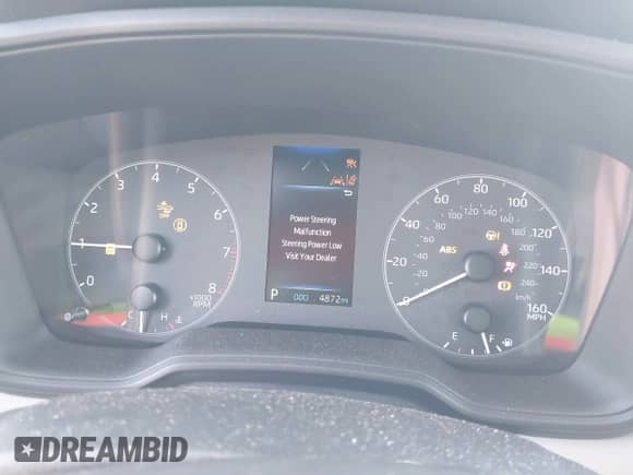 2025 Toyota Corolla Cross L with VIN 7MUAAAAG1SV125551, listed as a IAAI auction lot 43149022 with 4,872 mi miles and . Bid and sale history available at DreamBid. Image 7.