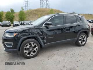 2018 Jeep Compass Limited with VIN 3C4NJDCB3JT334129, listed as a Copart auction lot 67934325 with 122,797 mi miles and Salvage title. Bid and sale history available at DreamBid. Image 1.