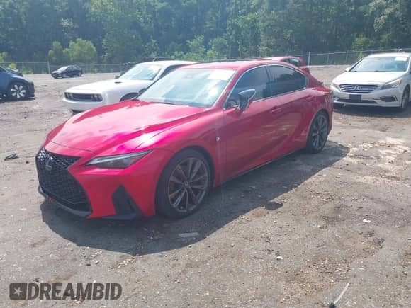 2023 Lexus IS 350 F Sport z VIN JTHGZ1B24P5067530, wystawiony jako IAAI lot #42825686 z przebiegiem 37 343 mil mil oraz . Historia ofert i sprzedaży dostępna na DreamBid. Obrazek 2.