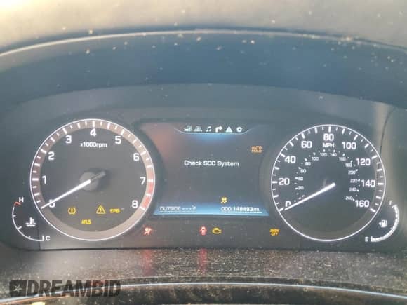 2014 Hyundai Equus Ultimate with VIN KMHGH4JHXEU090109, listed as a Copart auction lot 72704744 with 148,493 mi miles and Salvage title. Bid and sale history available at DreamBid. Image 9.