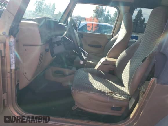 1999 Jeep Wrangler Sport with VIN 1J4FY19S9XP417531, listed as a Copart auction lot 86538315 with 161,004 mi miles and Salvage title. Bid and sale history available at DreamBid. Image 7.