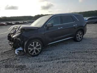 2022 Hyundai Palisade Limited z VIN KM8R54HE5NU433616, wystawiony jako Copart lot #68816155 z przebiegiem 59 059 mil mil oraz Szkoda całkowita • Salvage title. Historia ofert i sprzedaży dostępna na DreamBid. Obrazek 1.