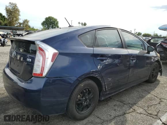 2012 Toyota Prius One с VIN JTDKN3DU6C1479824, выставлен на аукционе Copart как лот 81160305 с пробегом 168 531 миль миль и Чистый • Clean title. История ставок и продаж доступна на DreamBid. Изображение 3.