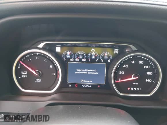 2021 Chevrolet Silverado 1500 LTZ with VIN 1GCUYGED0MZ134507, listed as a IAAI auction lot 43021521 with 79,539 mi miles and . Bid and sale history available at DreamBid. Image 7.