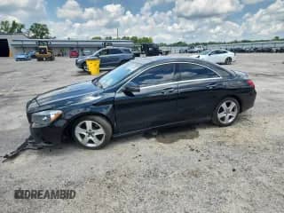 2016 Mercedes-Benz CLA 250 with VIN WDDSJ4GB0GN390993, listed as a Copart auction lot 63429985 with 90,381 mi miles and Salvage title. Bid and sale history available at DreamBid. Image 1.