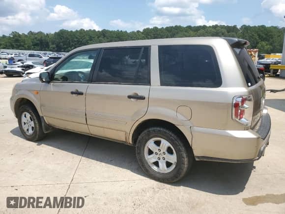 2006 Honda Pilot LX с VIN 5FNYF28106B021970, выставлен на аукционе Copart как лот 67456725 с пробегом 276 960 миль миль и Чистый • Clean title. История ставок и продаж доступна на DreamBid. Изображение 2.