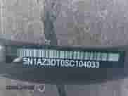 2025 Nissan Murano Platinum with VIN 5N1AZ3DT0SC104033, listed as a IAAI auction lot 42030534 with 1,836 mi miles and . Bid and sale history available at DreamBid. Image 9.