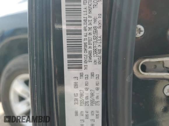 2018 Ram 1500 Tradesman с VIN 1C6RR7FT3JS215649, выставлен на аукционе Copart как лот 80619625 с пробегом 172 459 миль миль и Чистый • Clean title. История ставок и продаж доступна на DreamBid. Изображение 13.