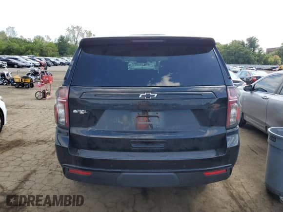 2024 Chevrolet Tahoe Z71 with VIN 1GNSKPKD5RR259644, listed as a Copart auction lot 72061565 with 35,391 mi miles and Salvage title. Bid and sale history available at DreamBid. Image 6.