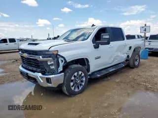 2024 Chevrolet Silverado 2500HD LT with VIN 2GC4YNEYXR1129905, listed as a Copart auction lot 65594775 with 51,954 mi miles and Salvage title. Bid and sale history available at DreamBid. Image 1.