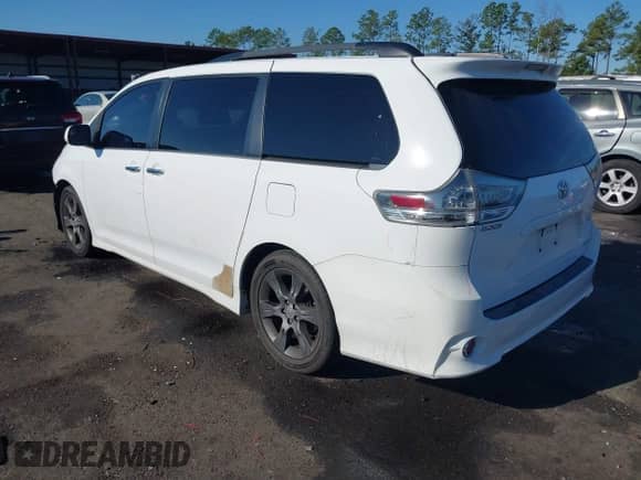 2015 Toyota Sienna SE Premium z VIN 5TDXK3DC9FS618440, wystawiony jako IAAI lot #43312485 z przebiegiem 239 491 mil mil oraz . Historia ofert i sprzedaży dostępna na DreamBid. Obrazek 3.