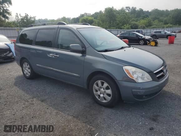 2007 Hyundai Entourage GLS z VIN KNDMC233076038653, wystawiony jako Copart lot #66976055 z przebiegiem 217 248 mil mil oraz Szkoda całkowita • Salvage title. Historia ofert i sprzedaży dostępna na DreamBid. Obrazek 4.