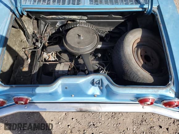 1966 Chevrolet Corvair с VIN 105676W187417, выставлен на аукционе Copart как лот 57153535 с пробегом 59 527 миль миль и Чистый • Clean title. История ставок и продаж доступна на DreamBid. Изображение 11.