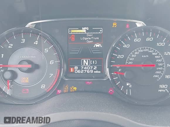 2019 Subaru WRX Limited with VIN JF1VA1N66K8827839, listed as a IAAI auction lot 40058882 with 62,769 mi miles and . Bid and sale history available at DreamBid. Image 7.