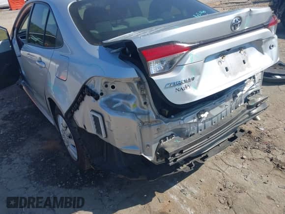 2020 Toyota Corolla L with VIN JTDDPRAE3LJ012072, listed as a IAAI auction lot 43173953 with 166,473 mi miles and . Bid and sale history available at DreamBid. Image 17.