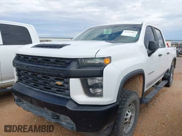 2020 Chevrolet Silverado 2500HD Work Truck z VIN 1GC1YLE77LF196167, wystawiony jako IAAI lot #42223463 z przebiegiem 144 104 mil mil oraz . Historia ofert i sprzedaży dostępna na DreamBid. Obrazek 2.