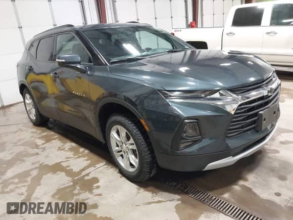 2019 Chevrolet Blazer with VIN 3GNKBGRS3KS692872, listed as a IAAI auction lot 42609637 with 100,668 mi miles and . Bid and sale history available at DreamBid. Image 1.