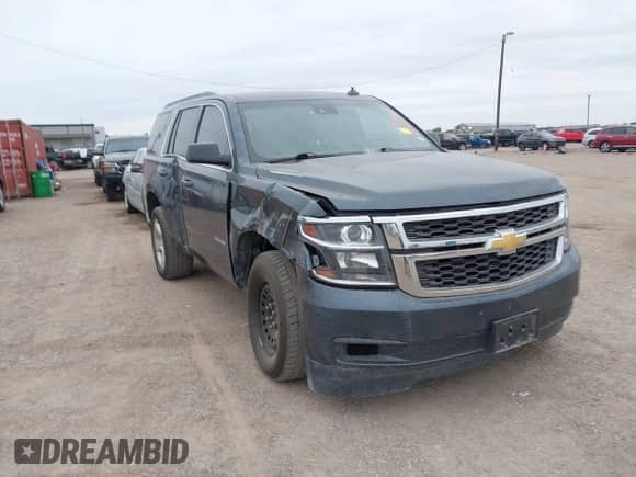 2019 Chevrolet Tahoe LS with VIN 1GNSCAKC7KR164171, listed as a IAAI auction lot 40981022 with 44,979 mi miles and . Bid and sale history available at DreamBid. Image 1.