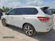 2014 Nissan Pathfinder Platinum Hybrid with VIN 5N1CR2MNXEC660701, listed as a Copart auction lot 61634125 with 136,378 mi miles and Salvage title. Bid and sale history available at DreamBid. Image 2.