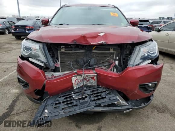 2020 Nissan Pathfinder Platinum with VIN 5N1DR2DM4LC585177, listed as a Copart auction lot 46745605 with 116,725 mi miles and Salvage title. Bid and sale history available at DreamBid. Image 5.