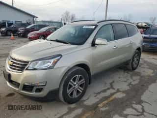 2016 Chevrolet Traverse LT z VIN 1GNKRGKD9GJ151485, wystawiony jako Copart lot #85566224 z przebiegiem 101 112 mil mil oraz Szkoda całkowita • Salvage title. Historia ofert i sprzedaży dostępna na DreamBid. Obrazek 1.