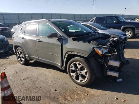 2021 Jeep Compass Limited z VIN 3C4NJCCB5MT563488, wystawiony jako Copart lot #59741275 z przebiegiem 78 744 mil mil oraz Szkoda całkowita • Salvage title. Historia ofert i sprzedaży dostępna na DreamBid. Obrazek 4.