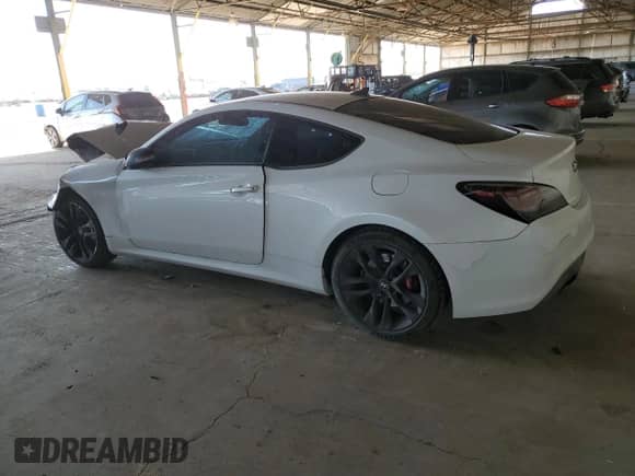 2014 Hyundai Genesis Coupe Grand Touring z VIN KMHHU6KJ0EU120442, wystawiony jako Copart lot #50457835 z przebiegiem Nie podano mil oraz Szkoda całkowita • Salvage title. Historia ofert i sprzedaży dostępna na DreamBid. Obrazek 2.