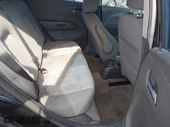 2012 Chevrolet Sonic LT with VIN 1G1JC6SH0C4159754, listed as a IAAI auction lot 42798633 with 22,190 mi miles and . Bid and sale history available at DreamBid. Image 8.