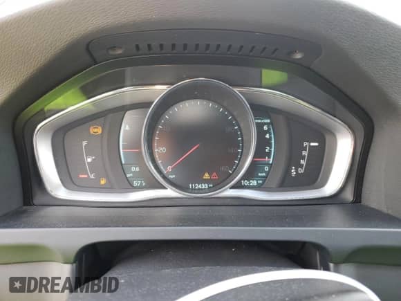 2015 Volvo S60 with VIN YV126MFD6F2306698, listed as a Copart auction lot 44184805 with 112,433 mi miles and Salvage title. Bid and sale history available at DreamBid. Image 9.
