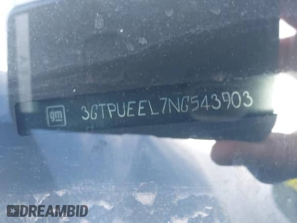 2022 GMC Sierra 1500 AT4 с VIN 3GTPUEEL7NG543903, выставлен на аукционе IAAI как лот 41115909 с пробегом 53 203 миль миль и . История ставок и продаж доступна на DreamBid. Изображение 9.