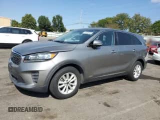 2019 Kia Sorento LX with VIN 5XYPGDA5XKG474305, listed as a Copart auction lot 81595585 with 112,724 mi miles and Clean title. Bid and sale history available at DreamBid. Image 1.