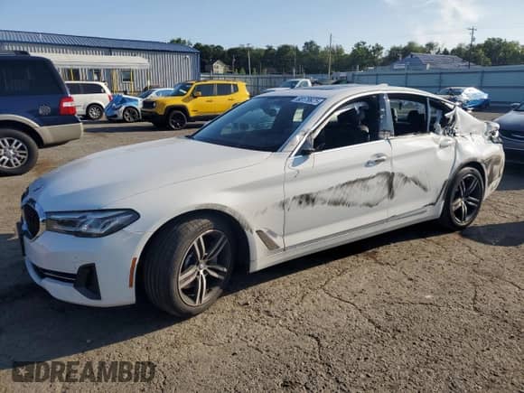 2022 BMW 5 Series 530i xDrive with VIN WBA13BJ0XNWX59567, listed as a Copart auction lot 68179975 with Not provided miles and Salvage title. Bid and sale history available at DreamBid. Image 1.